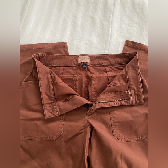 Universal Thread High-Rise Straight Leg Pants Rust Brown Size 8 - Picture 2 of 11